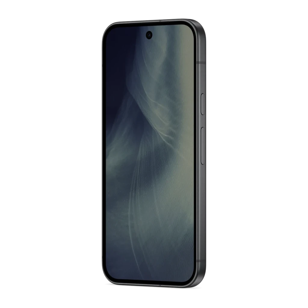 Smartphone Google Pixel 11 5G em obsidiana, tela OLED 6,3 polegadas 120 Hz, câmera traseira tripla em módulo horizontal e furo central para câmera frontal - Item6