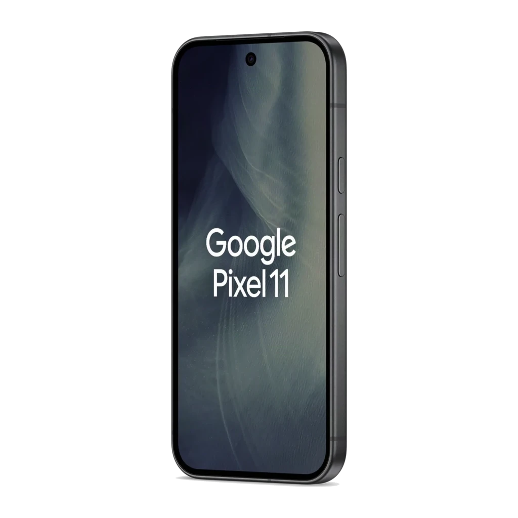 Smartphone Google Pixel 11 5G em obsidiana, tela OLED 6,3 polegadas 120 Hz, câmera traseira tripla em módulo horizontal e furo central para câmera frontal - Item3