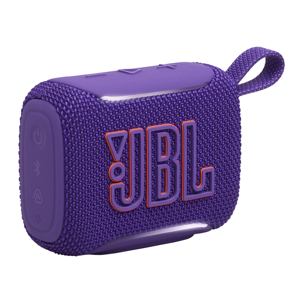 JBL Altavoz portátil Go 5 Morado purpura - conectividad Bluetooth (inalámbrico, sin entrada auxiliar ni jack 3,5