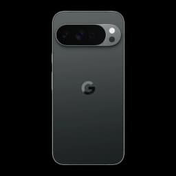 Parte trasera en color obsidiana con módulo de cámaras triple ancho y flash, acabado mate y logo G centrado en carcasa delgada del Google Pixel 11 Pro 5G