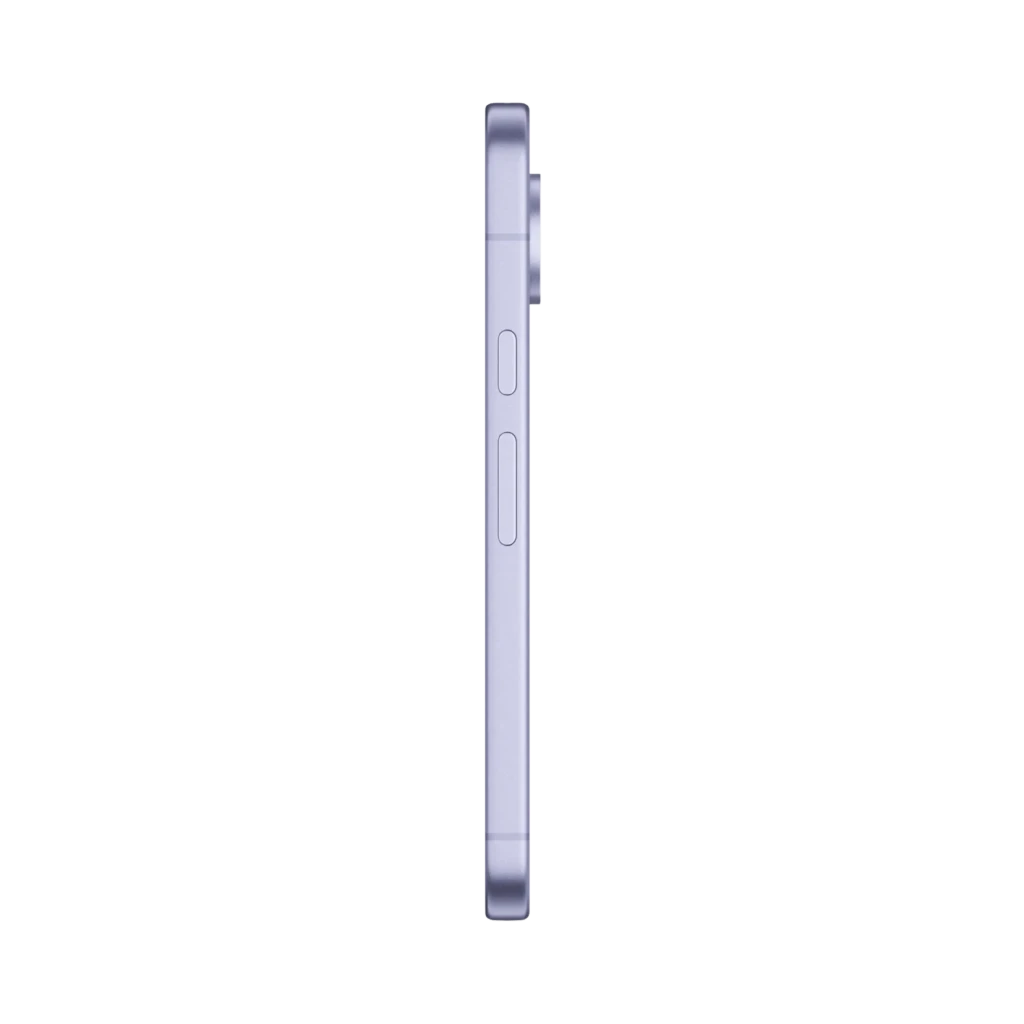 Google Pixel 11 5G lilás com tela perfurada e bordas finas, módulo traseiro preto com três câmeras e flash, logo G central, acabamento premium - Item9