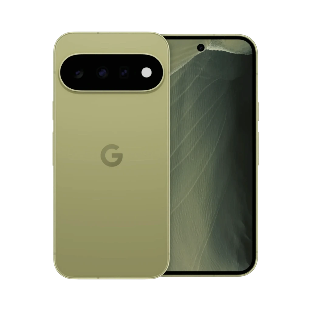 Smartphone Google Pixel 11 5G em obsidiana, tela OLED 6,3 polegadas 120 Hz, câmera traseira tripla em módulo horizontal e furo central para câmera frontal - Item6