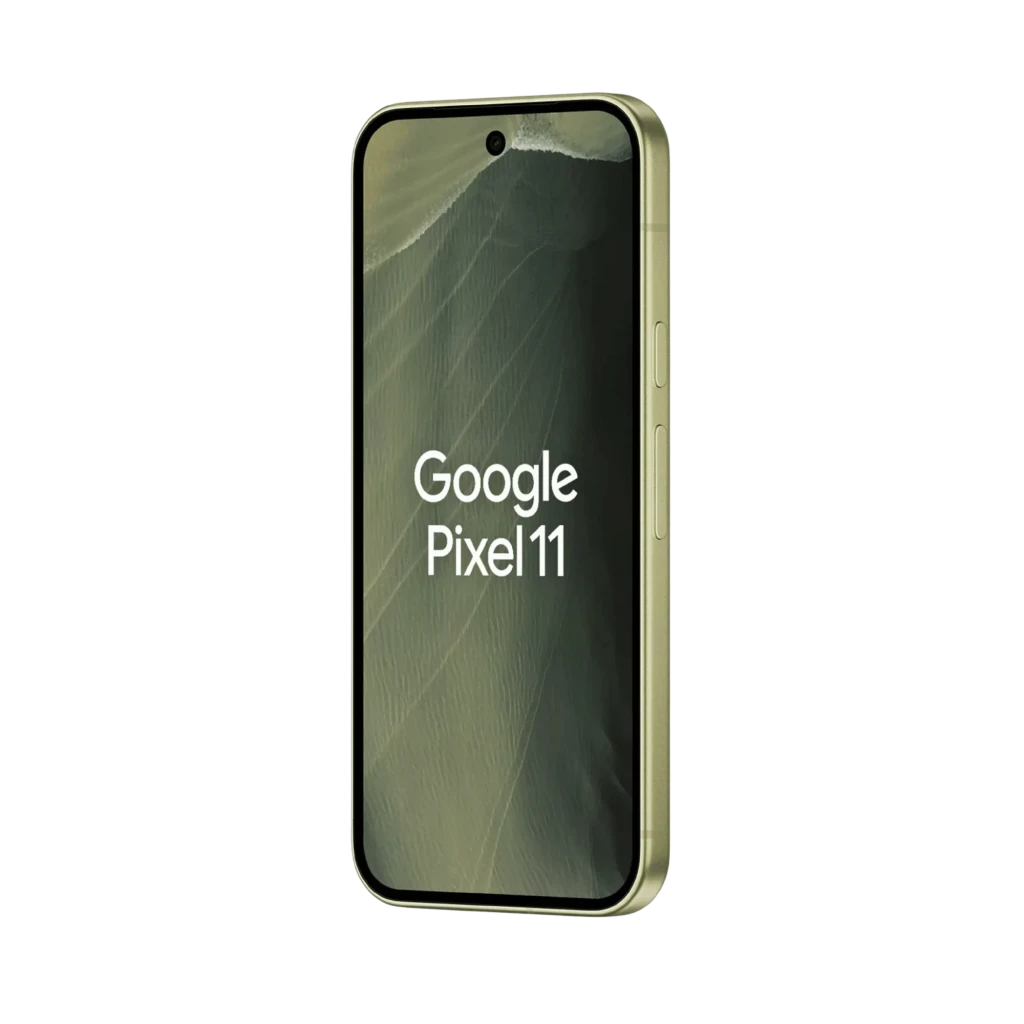 Smartphone Google Pixel 11 5G em obsidiana, tela OLED 6,3 polegadas 120 Hz, câmera traseira tripla em módulo horizontal e furo central para câmera frontal - Item3