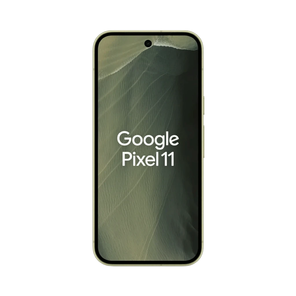 Smartphone Google Pixel 11 5G em obsidiana, tela OLED 6,3 polegadas 120 Hz, câmera traseira tripla em módulo horizontal e furo central para câmera frontal - Item2