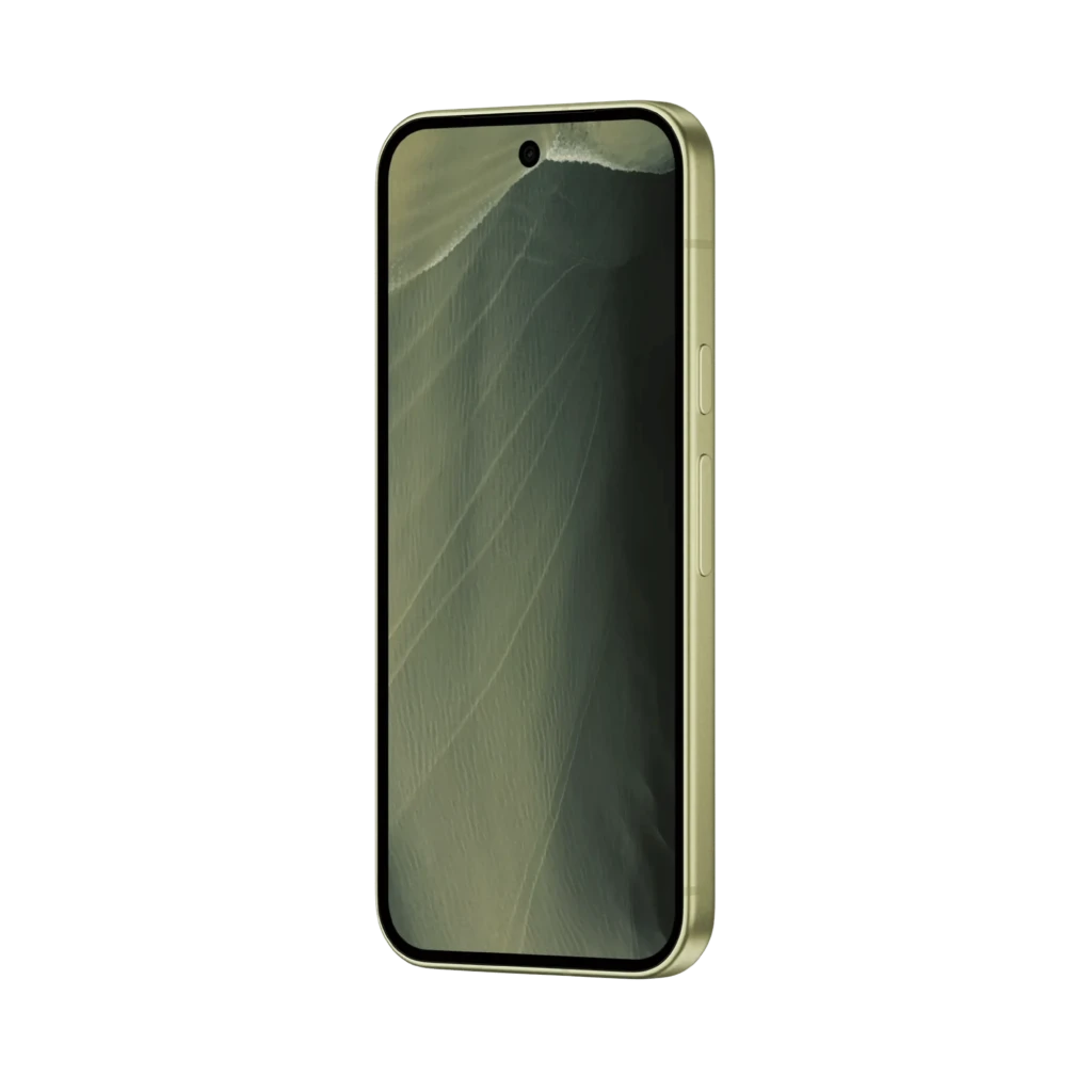 Smartphone Google Pixel 11 5G em obsidiana, tela OLED 6,3 polegadas 120 Hz, câmera traseira tripla em módulo horizontal e furo central para câmera frontal - Item7