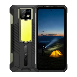 Ulefone Armor 24 Pro robusto con linterna LED trasera grande, cámara 64MP con visión nocturna, pantalla amplia, carcasa reforzada IP68/IP69K, batería