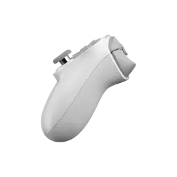 Manette GameSir Tarantula Pro Blanc ergonomique, coque blanche mate, grip texturé, gâchettes pro, joystick gris, compatible Switch Android iOS PC
