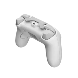 Manette GameSir Tarantula Pro Blanc avec dos texturé, deux palettes arrières, boutons supérieurs proéminents, port central et courbes ergonomiques Switch