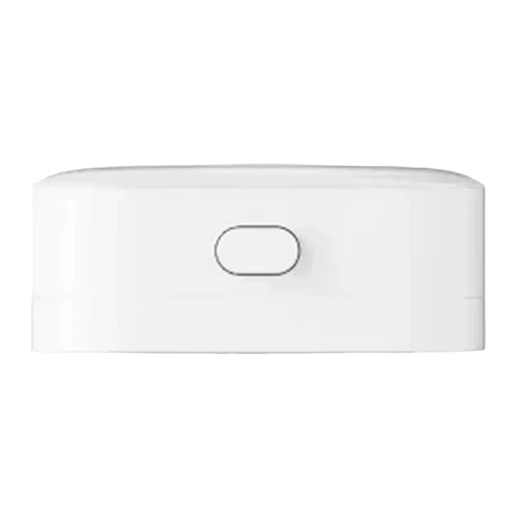Sensor multiestado Aqara P100 Blanco Zigbee, Thread, Matter, vista frontal: cuerpo rectangular con botón ovalado central