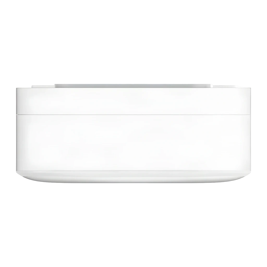 Sensor multiestado Aqara P100 Blanco Zigbee, Thread, Matter, vista lateral: perfil redondeado y línea de separación