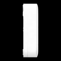 Sensor multiestado Aqara P100 Blanco Zigbee, Thread, Matter, vista lateral: perfil delgado y botón lateral visibles