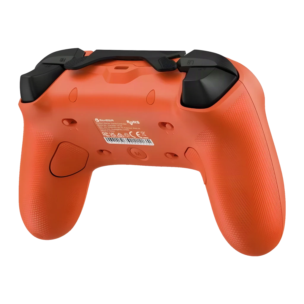 Mando gaming GameSir Tarantula 8K PC con cable USB-C, color naranja, doble joystick, cruceta, botones ABXY, gatillos ergonómicos y luces indicadoras - Ítem3