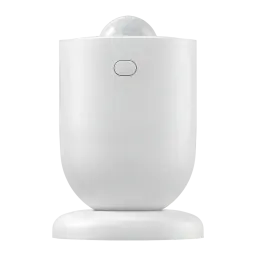 Detector de movimiento Sonoff Zigbee CR2477 3 años SNZB-03P, vista frontal: cuerpo blanco redondeado, sensor PIR facetado