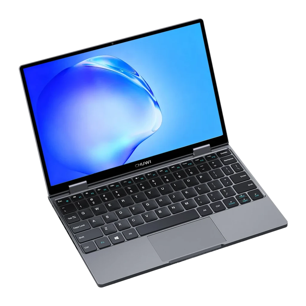Portátil Chuwi MiniBook X cinza, tela tátil IPS 10,5 FHD+, molduras finas, teclado preto com touchpad amplo, dobradiça 180°, corpo compacto e leve - Item5