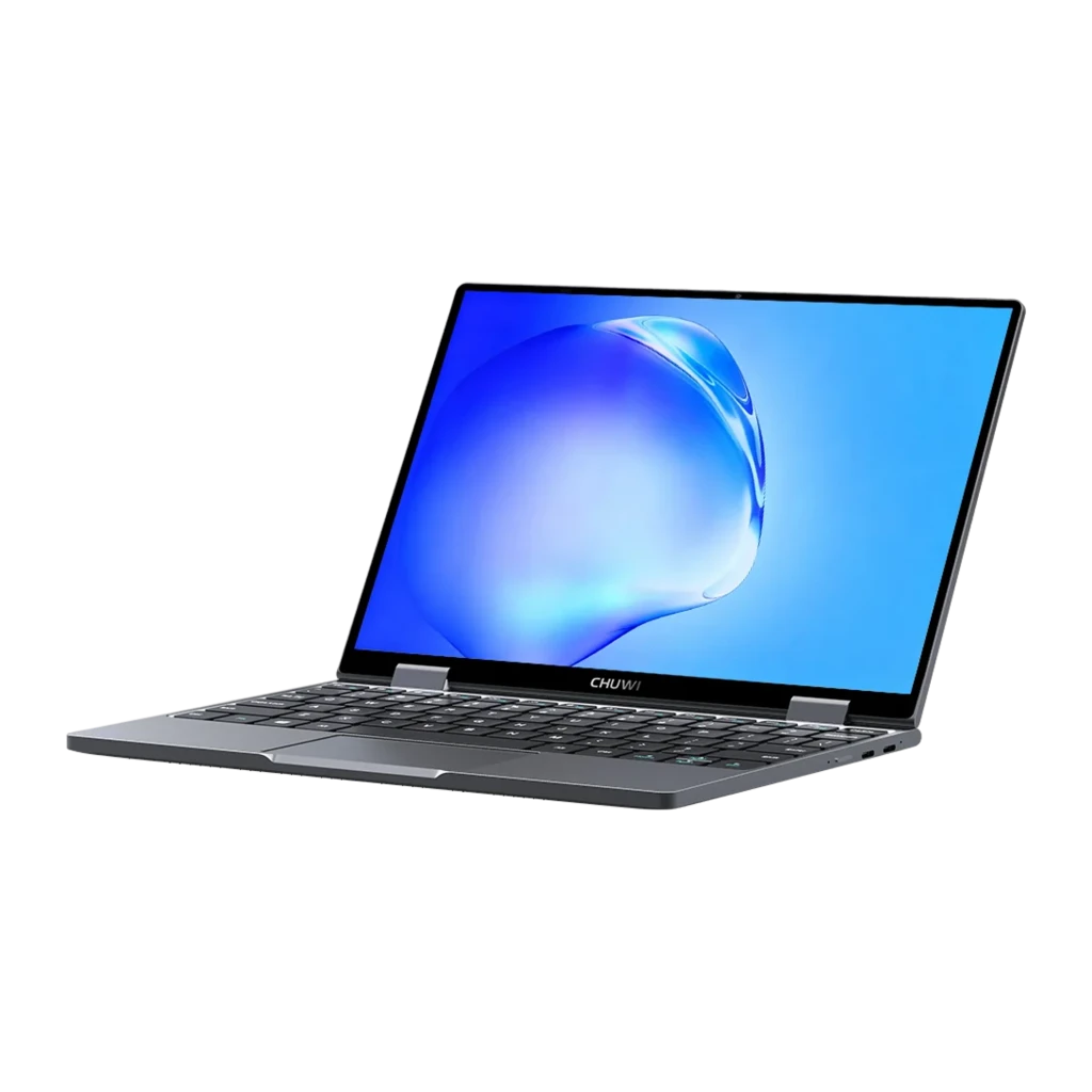 Portátil Chuwi MiniBook X cinza, tela tátil IPS 10,5 FHD+, molduras finas, teclado preto com touchpad amplo, dobradiça 180°, corpo compacto e leve - Item3