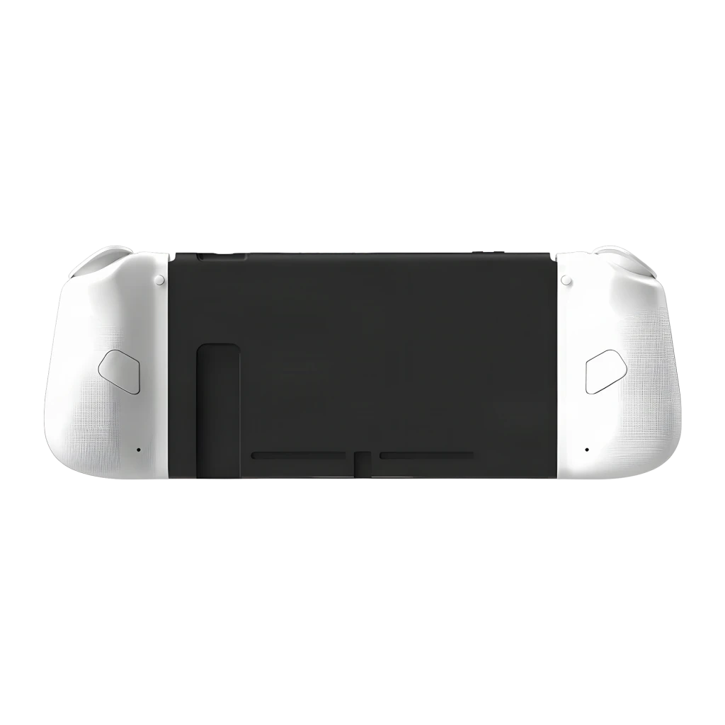 Manette Mobapad M6 HD Blanc Sans Fil Switch/Switch OLED/Switch 2/PC, vue arrière: face arrière avec support déployable