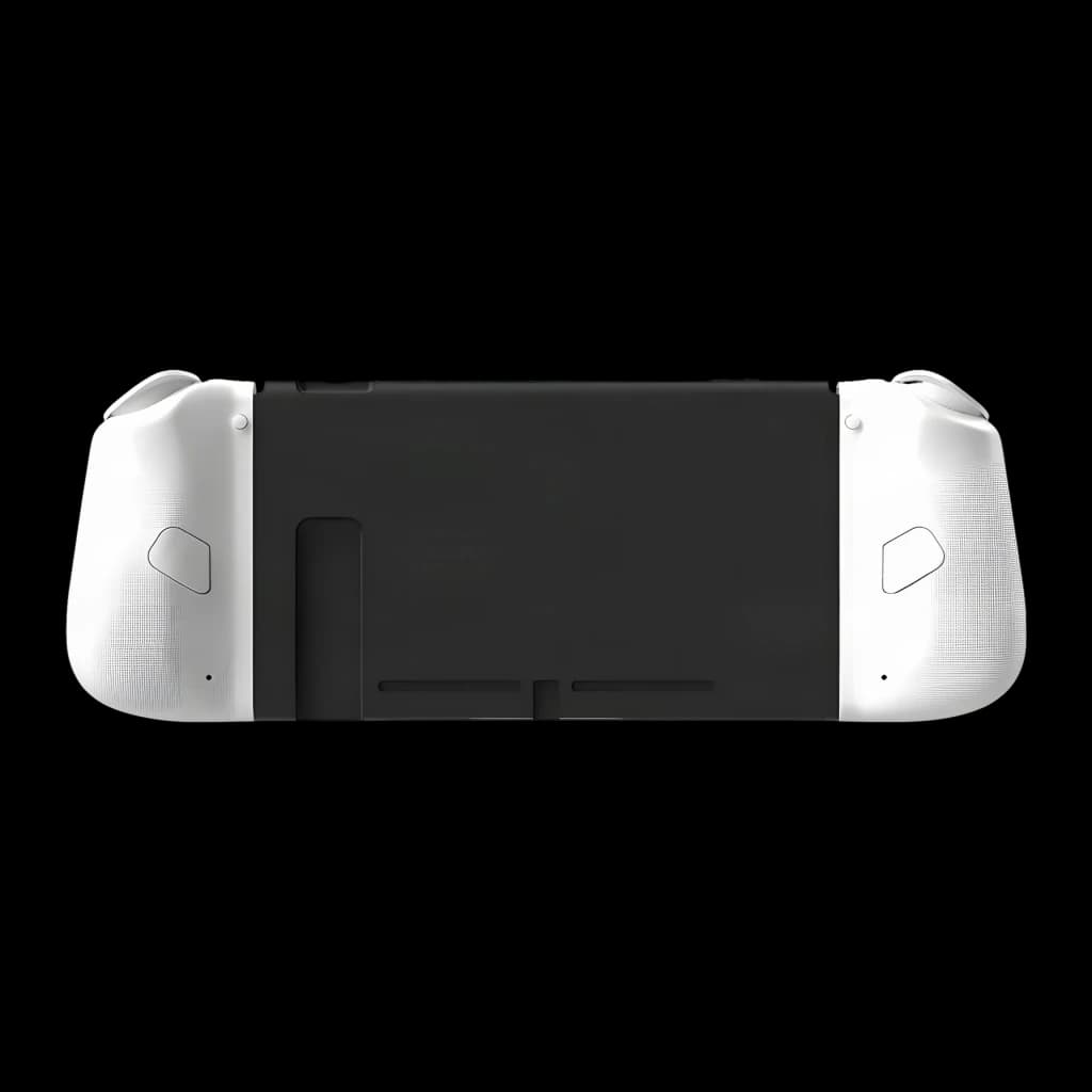 Manette Mobapad M6 HD Blanc Sans Fil Switch/Switch OLED/Switch 2/PC, vue arrière: face arrière avec support déployable