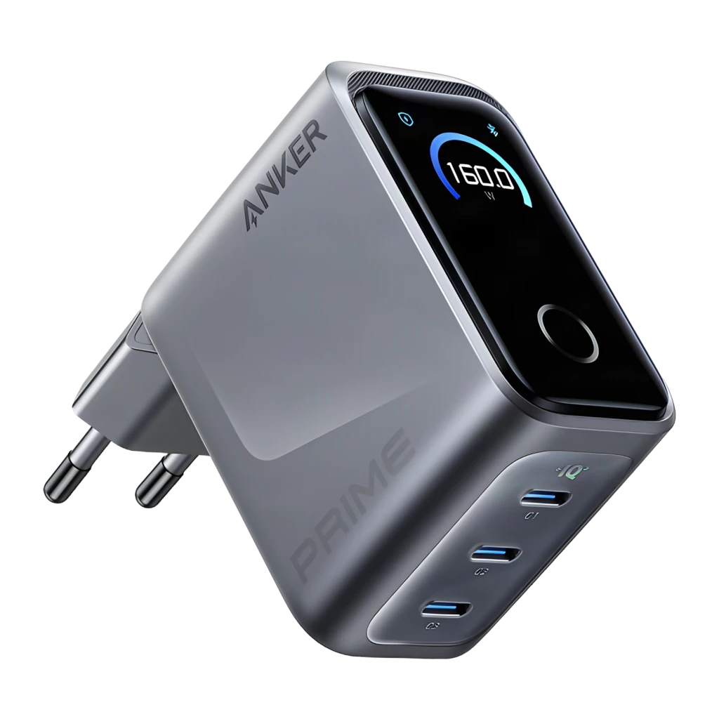Cargador Anker Prime GaN 160W 3x USB-C