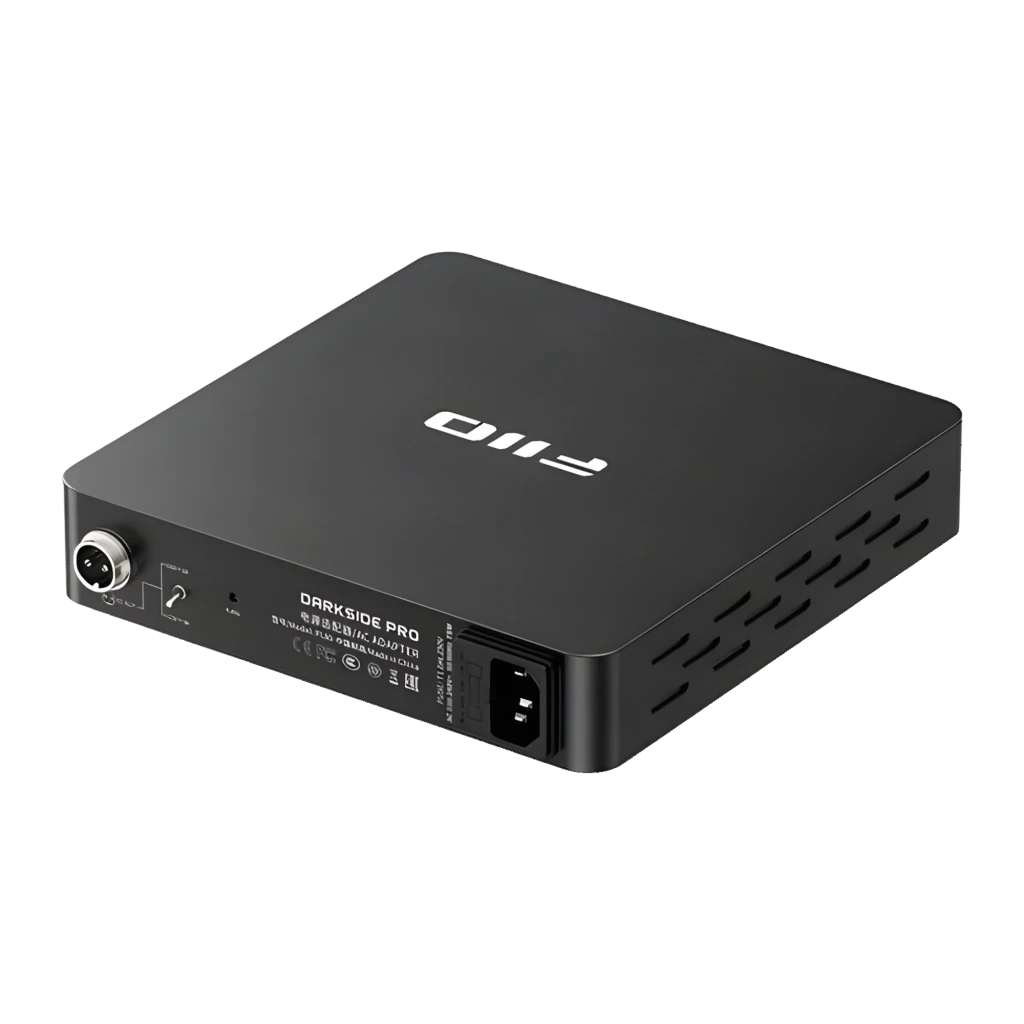Fuente de Alimentación Lineal FiiO Darkside PRO 75W Toroidal, caja negra compacta con pantalla LED 12.0 V, botón frontal y rejillas laterales de ventilación - Ítem2