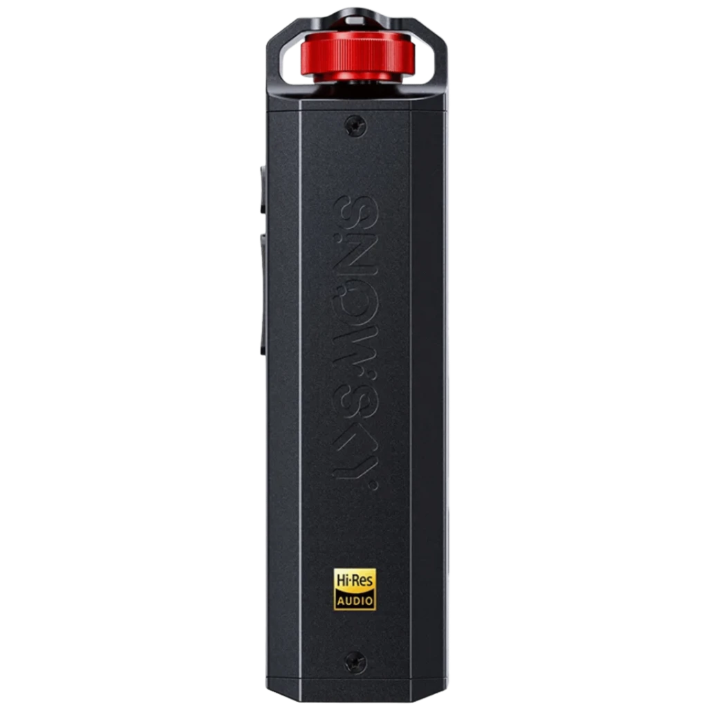 FiiO Snowsky ECHO NANO negro, reproductor Hi-Res PCM 24bit 192kHz, cuerpo compacto con pantalla lateral y perilla roja de volumen en la parte superior - Ítem7