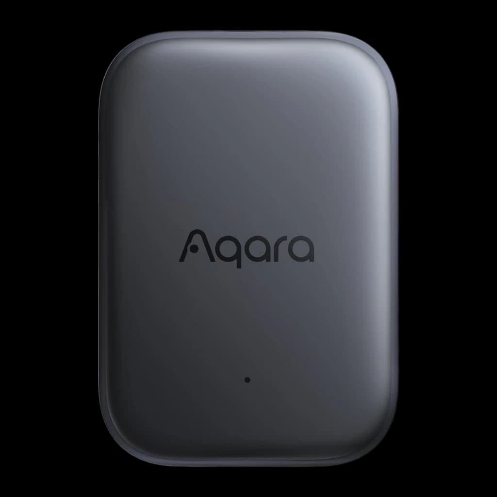 Sensor inteligente Aqara Multi-State P100 Kit Cinzento Zigbee e Thread, vista frontal: corpo arredondado cinzento