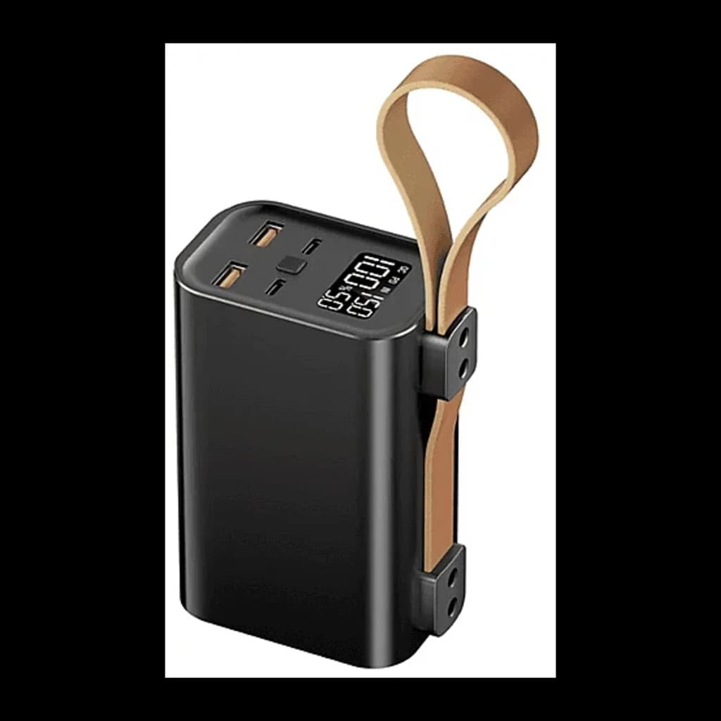 Dangbei Freedo Bundle 16GB Noir, powerbank: batterie noire avec écran LED, ports USB et dragonne dorée