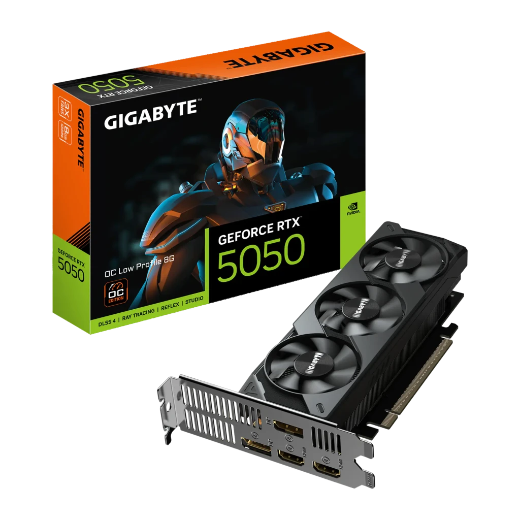 Tarjeta gráfica GIGABYTE GeForce RTX 5050 OC Low Profile