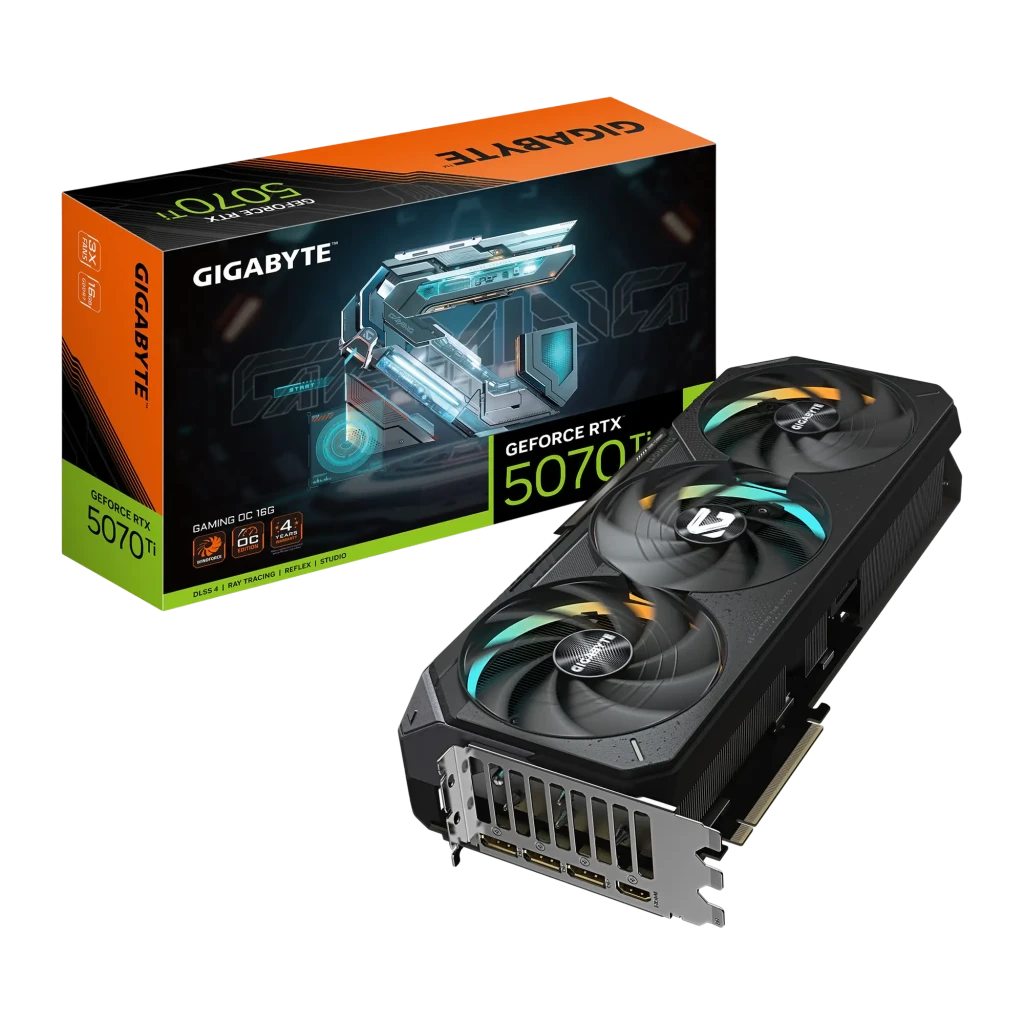 Tarjeta gráfica GIGABYTE GeForce RTX 5070 Ti GAMING OC 16GB GDDR7