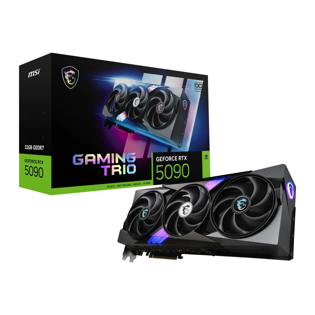 Tarjeta gráfica MSI GeForce RTX 5090 Gaming Trio OC 32GB GDDR7