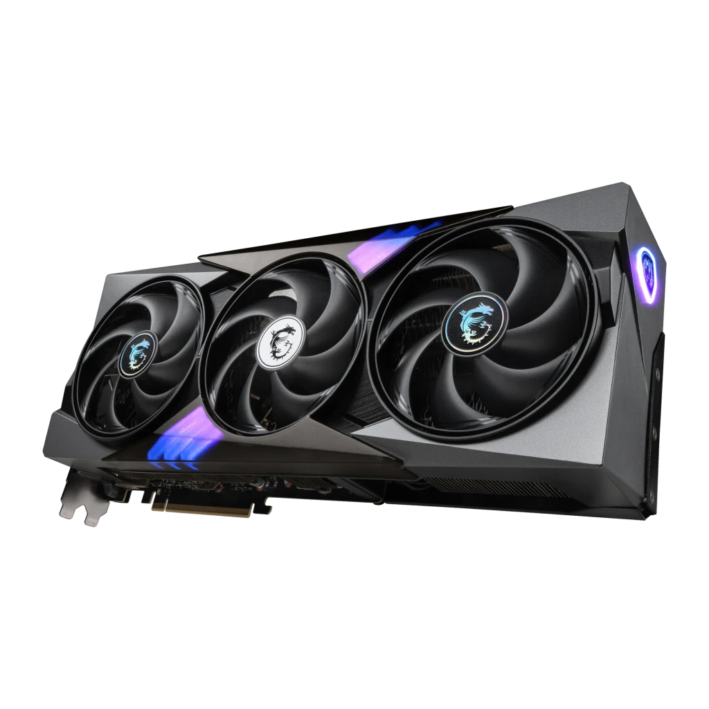 MSI GeForce RTX 5090 Gaming Trio OC 32GB GDDR7 negro, kit: tarjeta con tres ventiladores RGB junto a su caja retail - Ítem2