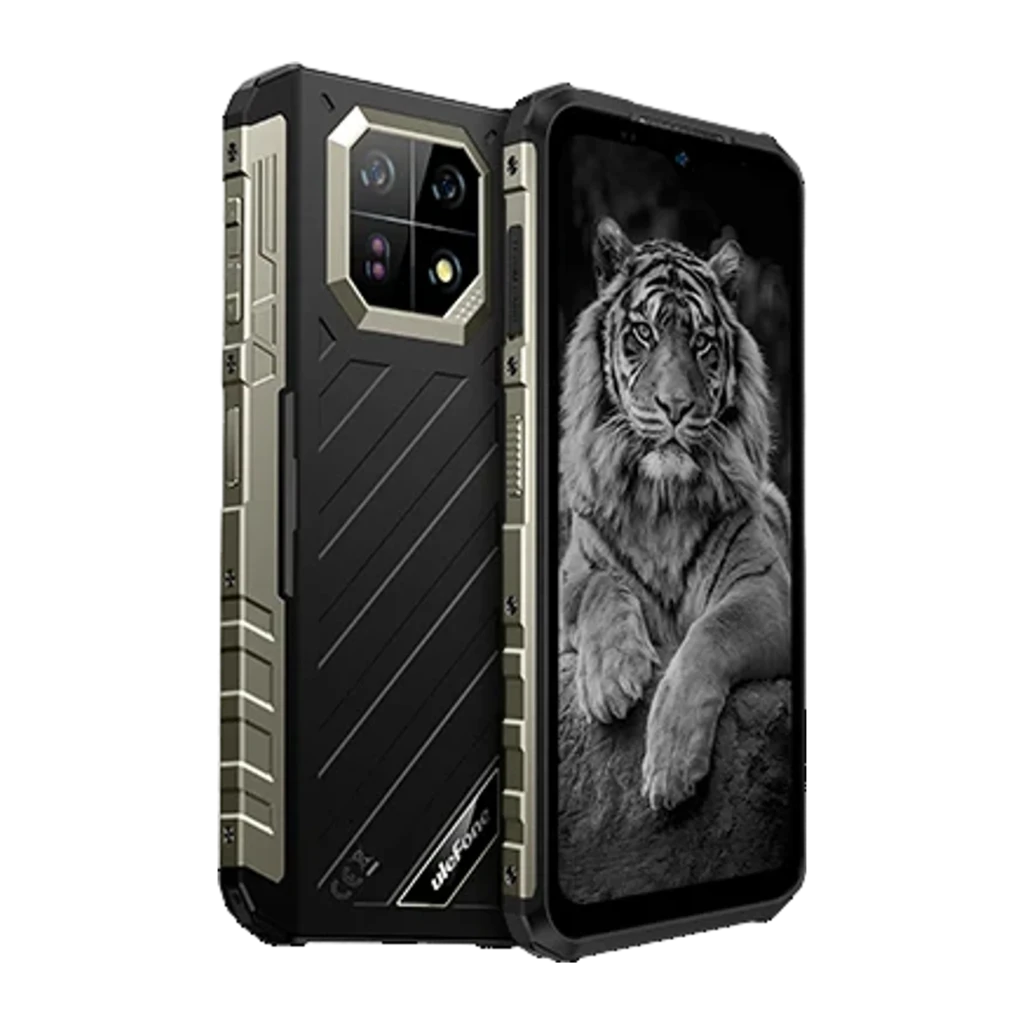 Ulefone Armor 22 Pro negro rugerizado MIL-STD-810H con trasera robusta, módulo de cámara 64MP con IR para visión nocturna y pantalla mostrando alto contraste - Ítem6