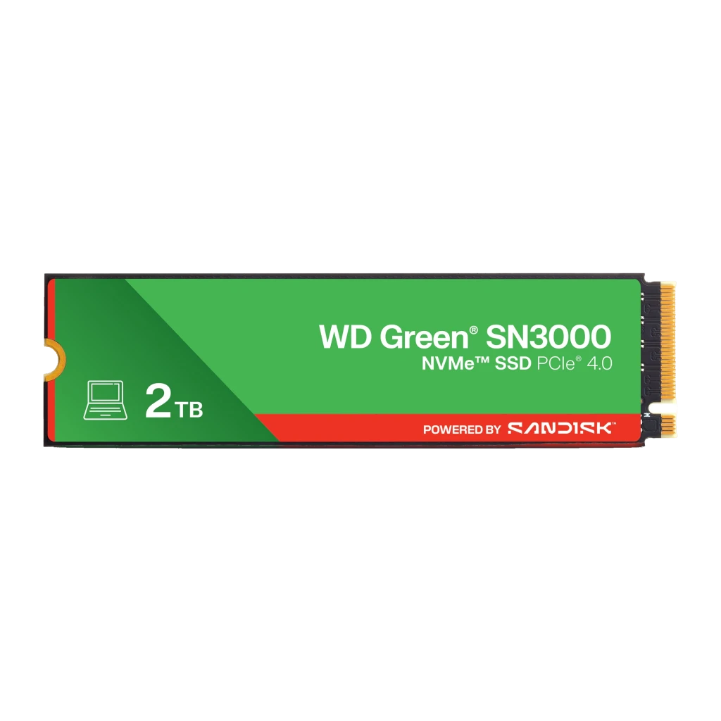 SSD Western Digital Green SN3000 2TB NVMe PCIe 4.0 M.2 2280