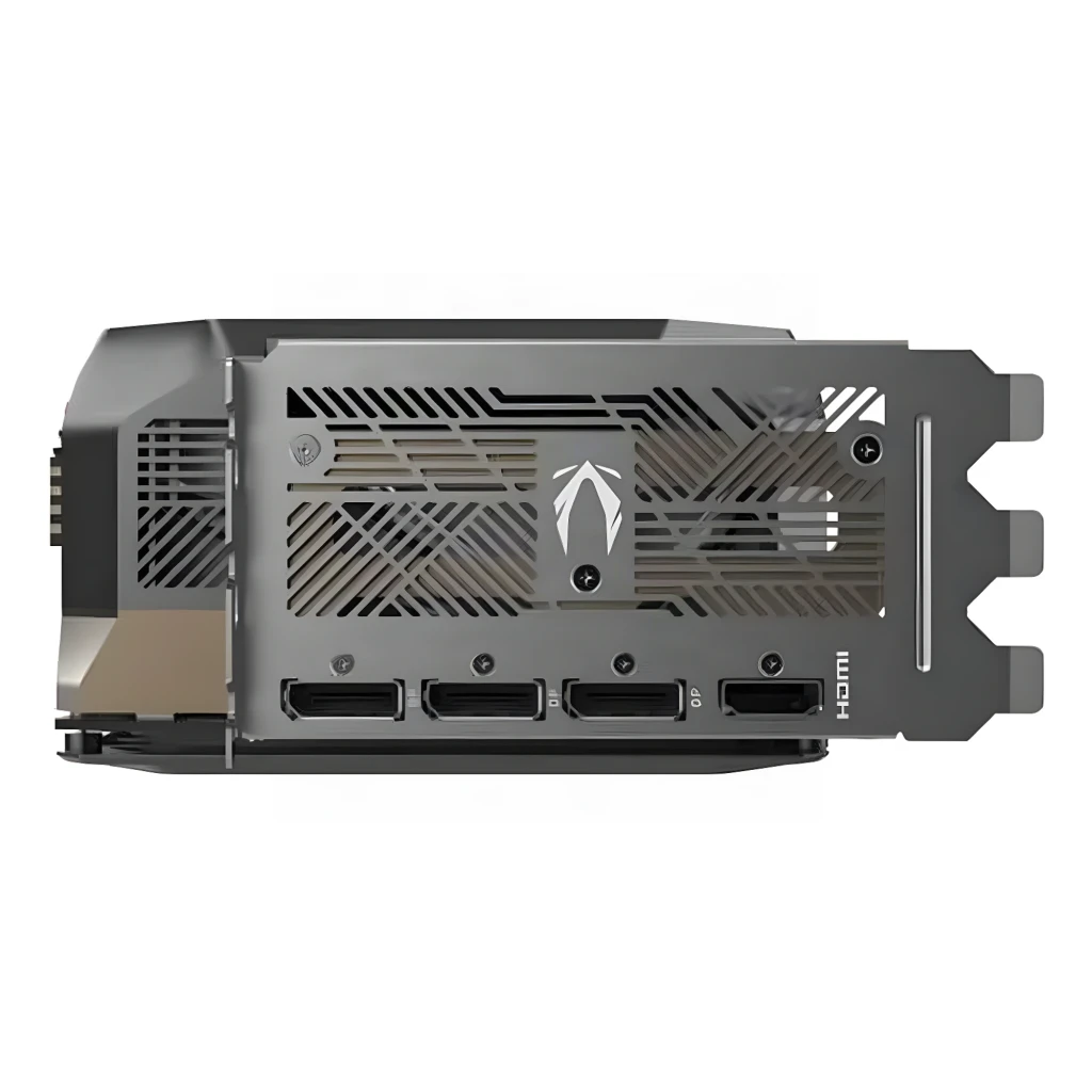 ZOTAC GAMING RTX 5070 Ti AMP Extreme INFINITY 16GB, caixa e placa: embalagem preta com logo dourado ao lado de GPU com três - Item3
