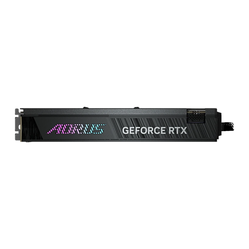AORUS GeForce RTX 5090 XTREME WATERFORCE 32GB negro, producto con caja: tarjeta y radiador doble ventilador RGB junto al - Ítem5