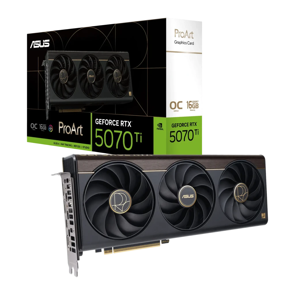 Tarjeta gráfica ASUS ProArt GeForce RTX 5070 Ti OC 16GB GDDR7