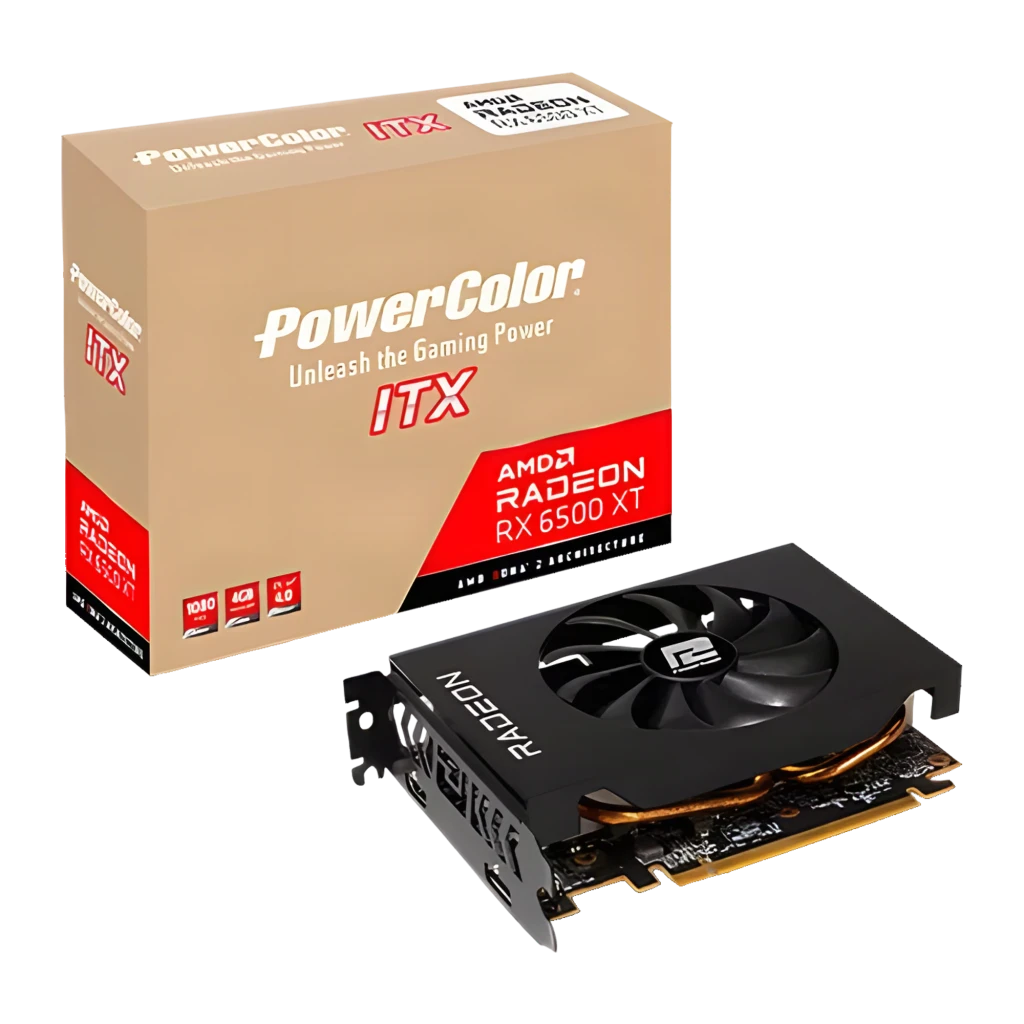 Tarjeta gráfica PowerColor Radeon RX 6500 XT ITX 4GB GDDR6