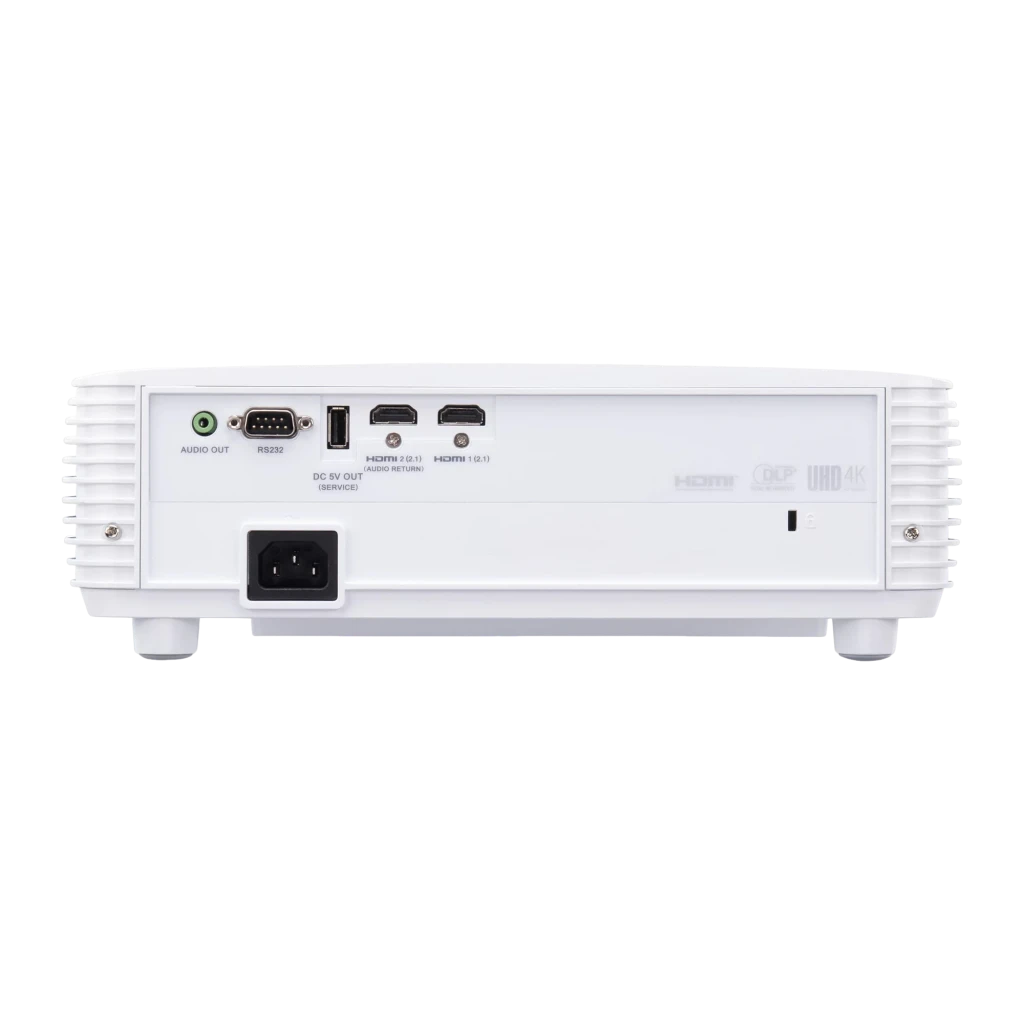 Acer Vero HL6820G Blanco, vista frontal-lateral: objetivo central, rejillas de ventilación y panel de botones superior - Ítem1