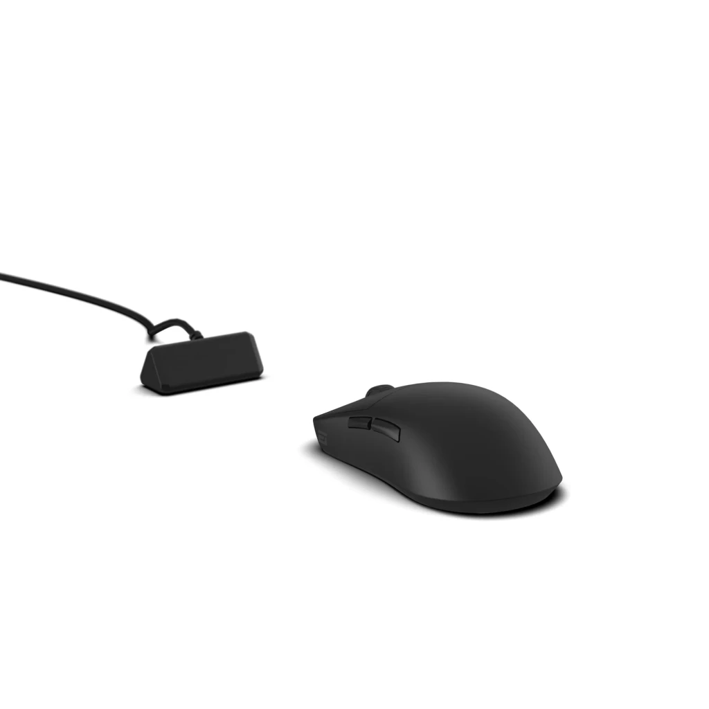 Endgame Gear OP1w 4K v2 Wireless preto, vista superior: corpo mate, roda estriada e botões principais visíveis - Item3