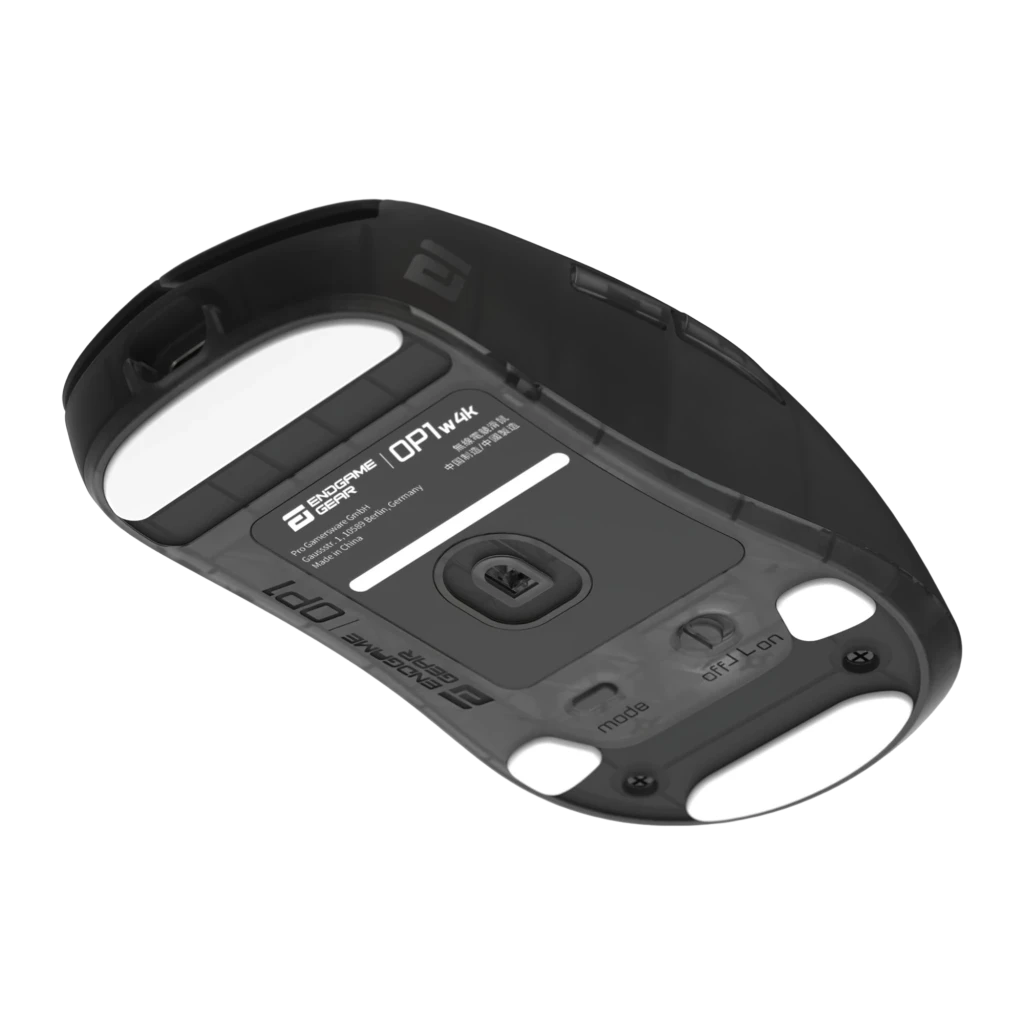 Endgame Gear OP1w 4K v2 Wireless preto, vista superior: corpo mate, roda estriada e botões principais visíveis - Item2