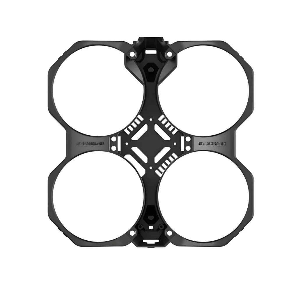 iFlight Drone FPV Defender 25 O4 4S HD Preto 4GB, vista diagonal frontal: chassi com protetores de hélice, câmera frontal e - Item3