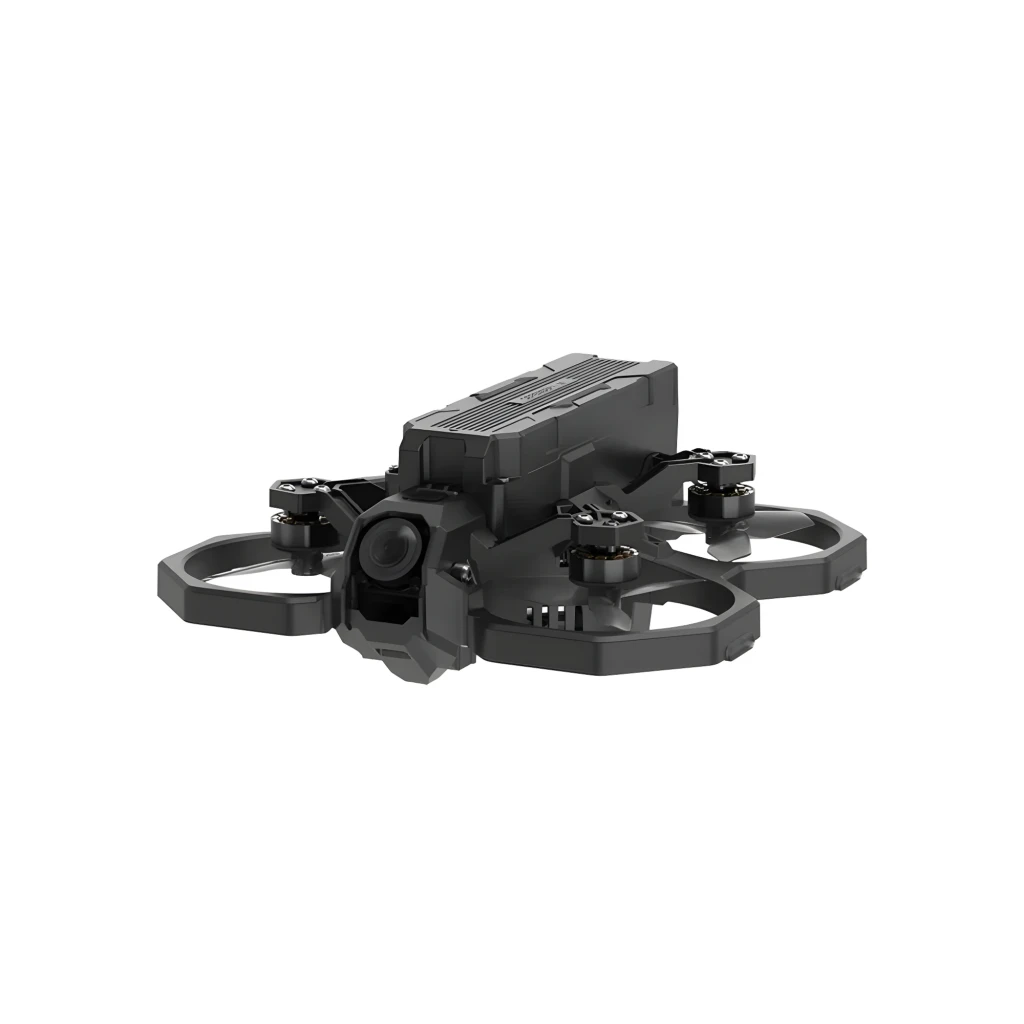 iFlight Drone FPV Defender 25 O4 4S HD Preto 4GB, vista diagonal frontal: chassi com protetores de hélice, câmera frontal e - Item1