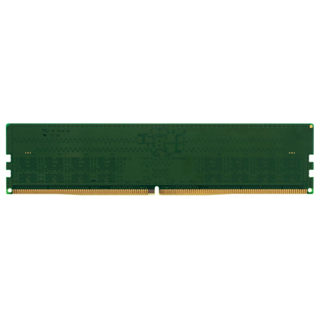 Kingston ValueRAM 4GB DDR4 3200MHz DIMM, vue avant: PCB vert avec puces noires et contacts dorés - Ítem1
