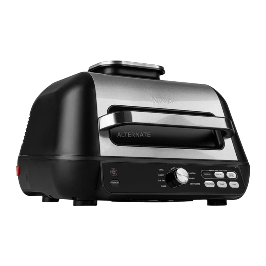 Ninja Nutri Foodi MAX PRO AG651EU negro gris, vista frontal: panel de control con mando y botones Smart Cook - Ítem1