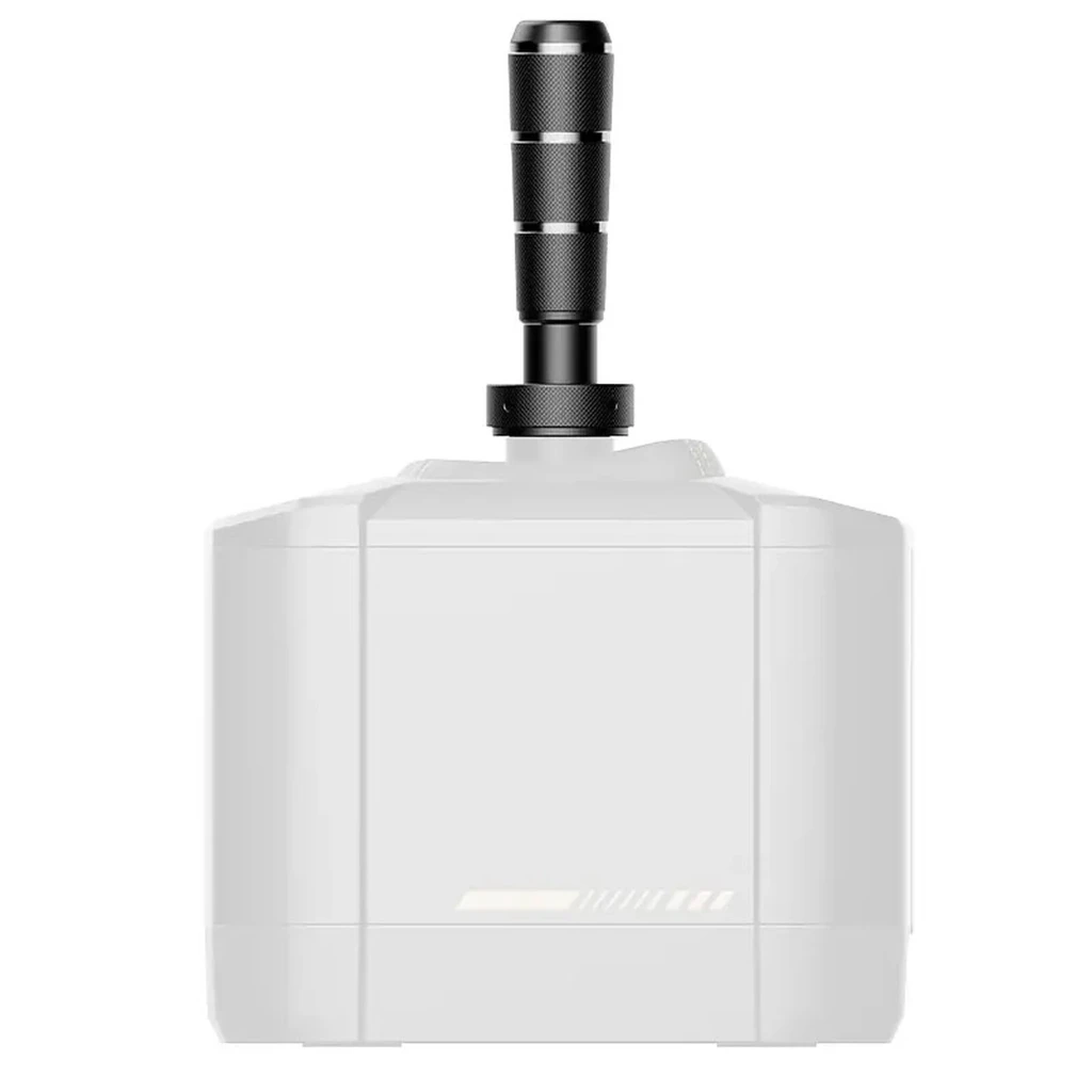 Moza Racing Alavancas de mudança ativas RS079 preto, vista frontal: duas alavancas pretas, uma esférica e uma cilíndrica com - Item3