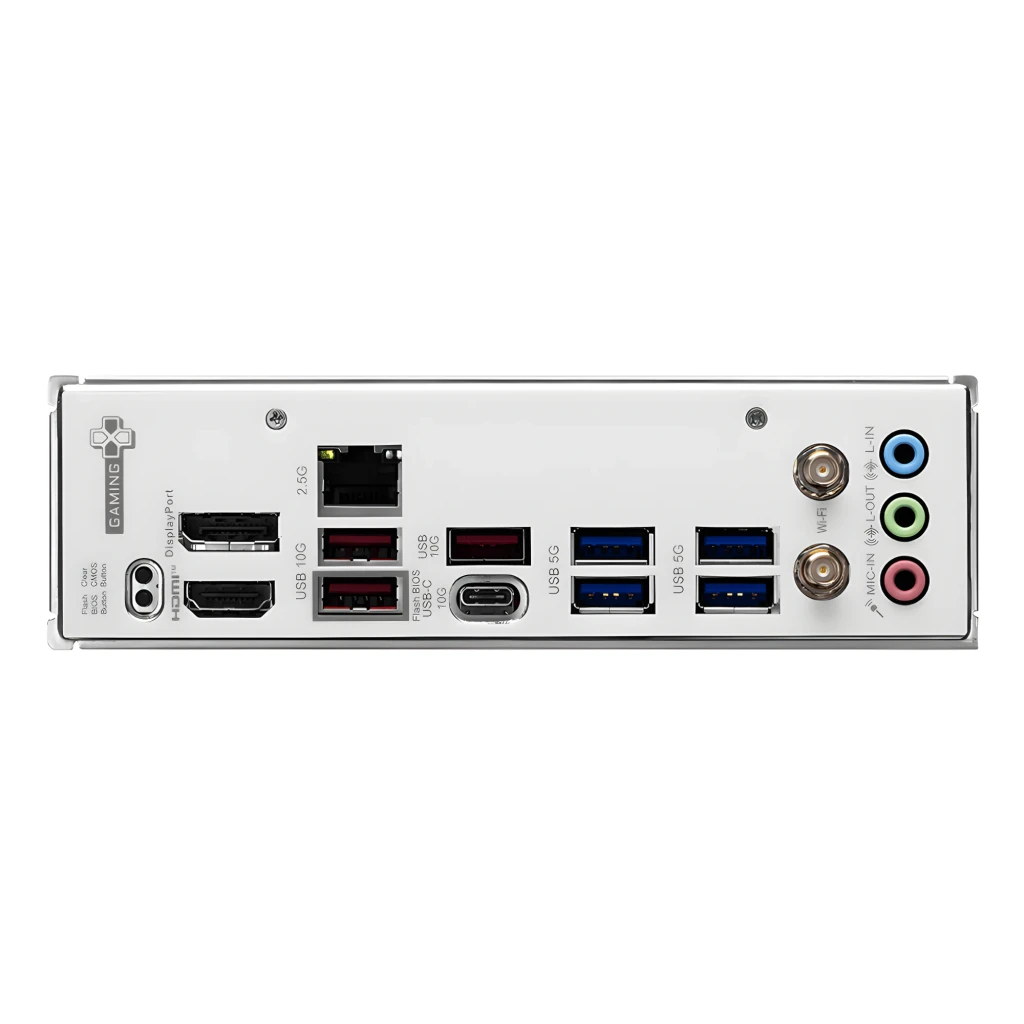 MSI B850M Gaming Plus WiFi 6E Negro, contenido: placa base, caja, antena WiFi y cable vistos en conjunto - Ítem4