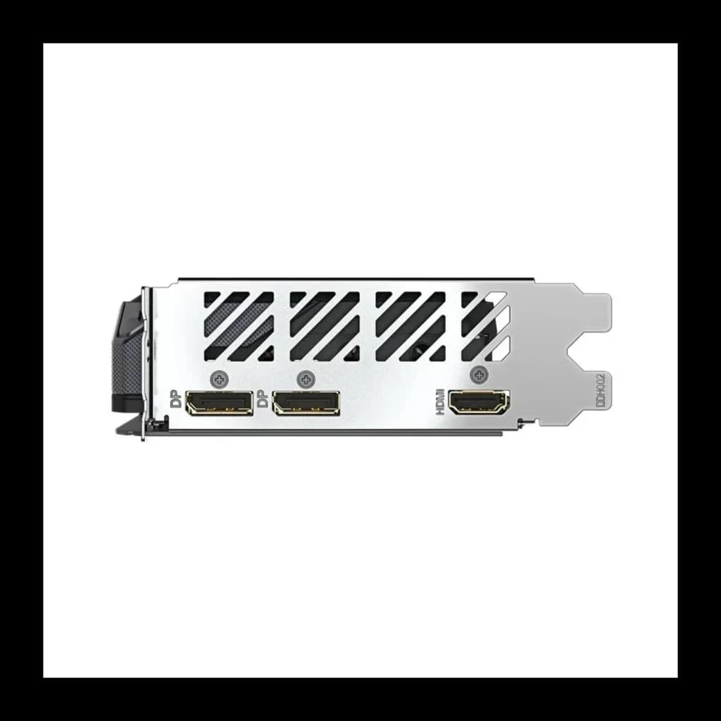 Gigabyte Radeon RX 9060 XT Gaming 16GB, panel de salida: 2x DisplayPort y 1x HDMI con bracket metálico