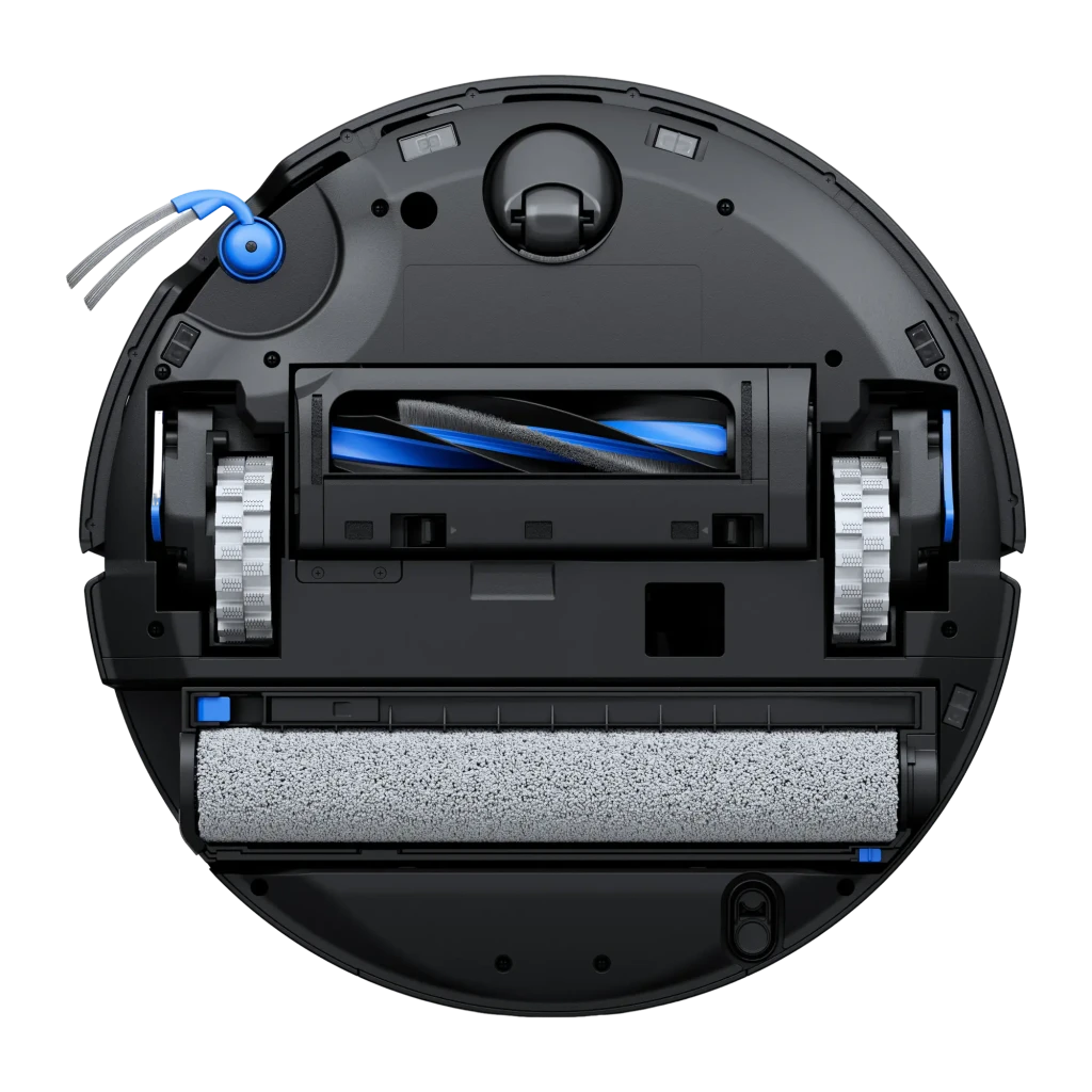 Ecovacs DEEBOT X12 OmniCyclone noir, kit avec base OmniStation: réservoir transparent avec filtre bleu et robot docké - Ítem3