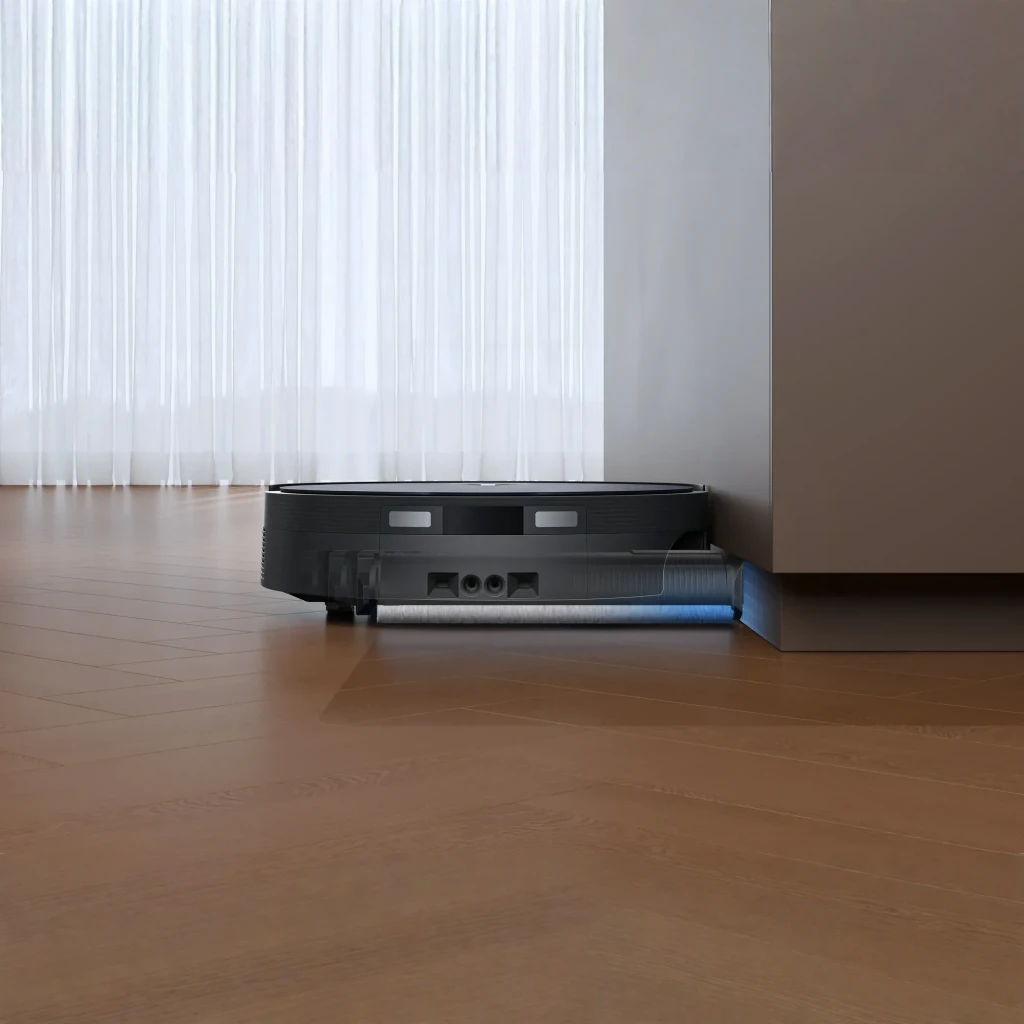 Ecovacs DEEBOT X12 OmniCyclone noir, kit avec base OmniStation: réservoir transparent avec filtre bleu et robot docké - Ítem6