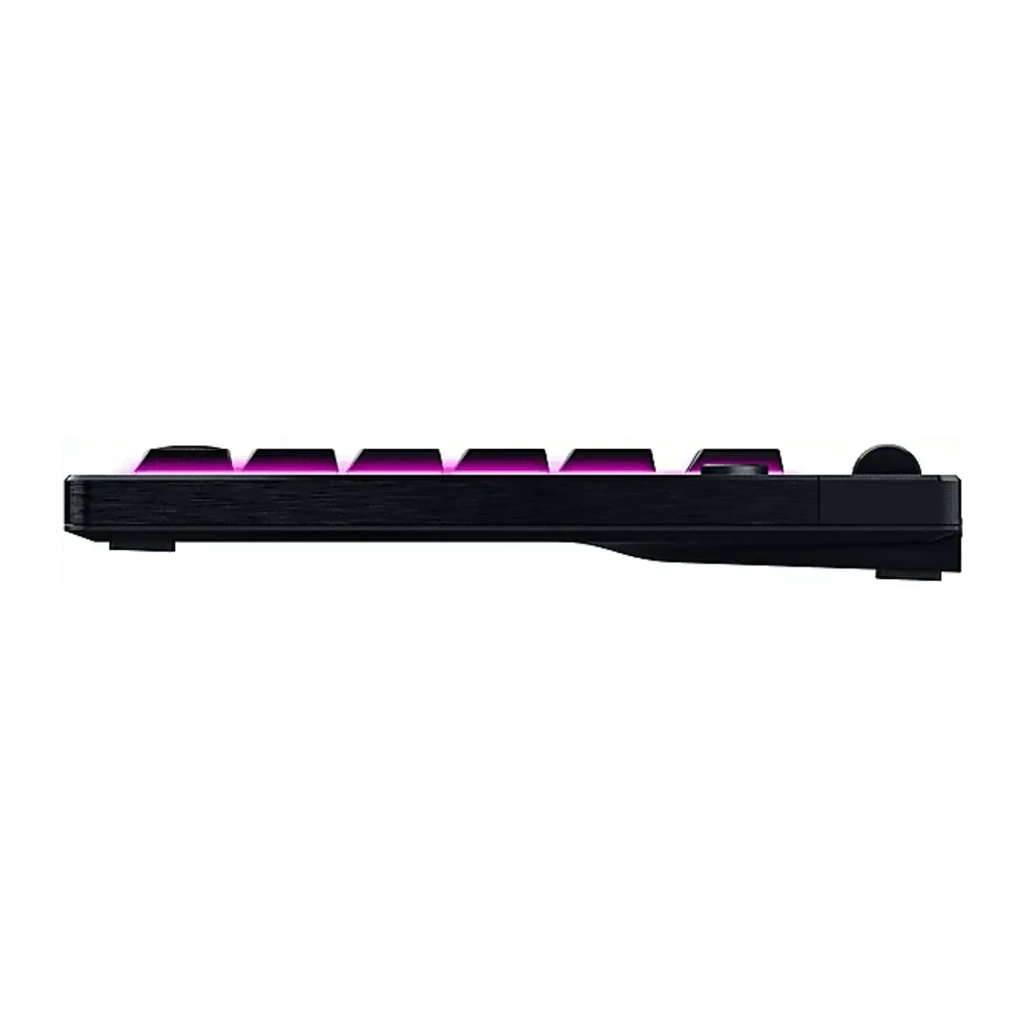 Razer BlackWidow V4 Low Profile Orange Switch laranja, vista superior: retroiluminação RGB multicolor em teclas baixas e - Item2