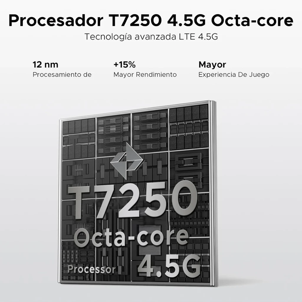 Doogee Blade 10 Pro Energy plata con pantalla 6,56 pulgadas IPS HD+, doble cámara trasera vertical, gran batería 6150 mAh y marco reforzado plateado - Ítem9